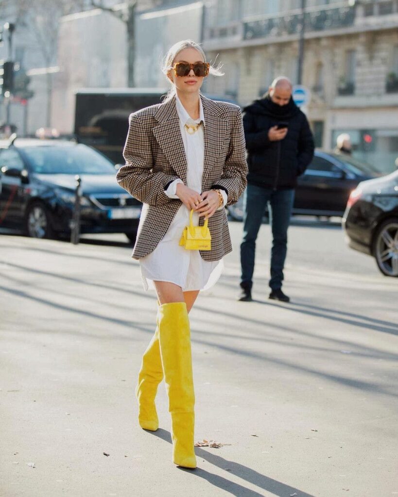 yellow neon top fashion trend