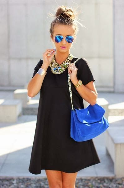 blue accessories