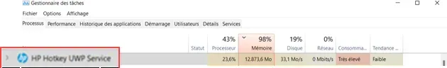 HP HotKey UWP Service