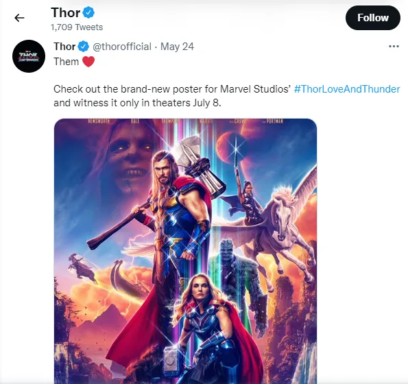 Thor love and thunder release date