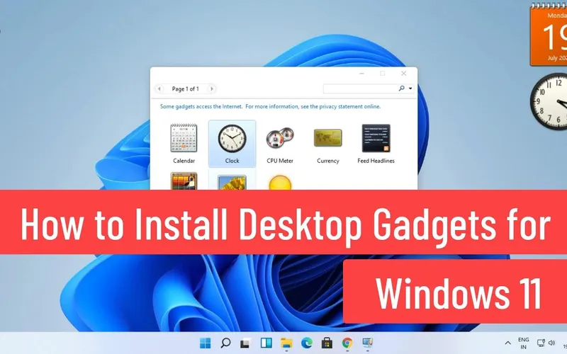 desktop gadgets widgets launcher for windows 11