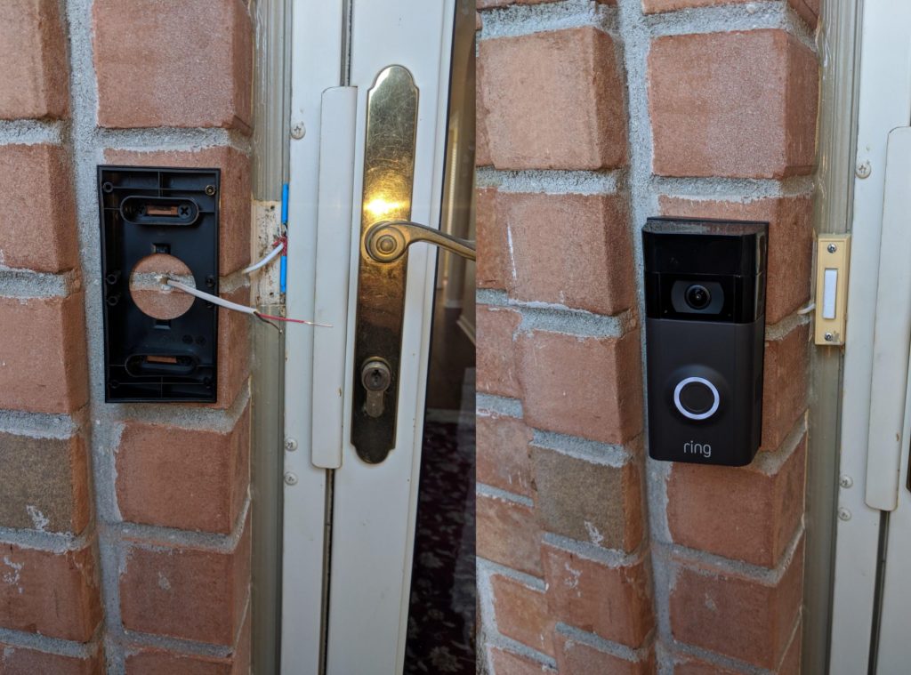 ring doorbell installation without drilling